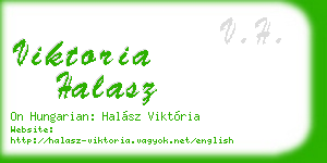 viktoria halasz business card