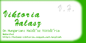 viktoria halasz business card